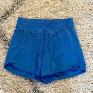 NWOT Avia Women’s Blue Running Shorts w/ Built In Liner Size Small (4/6)